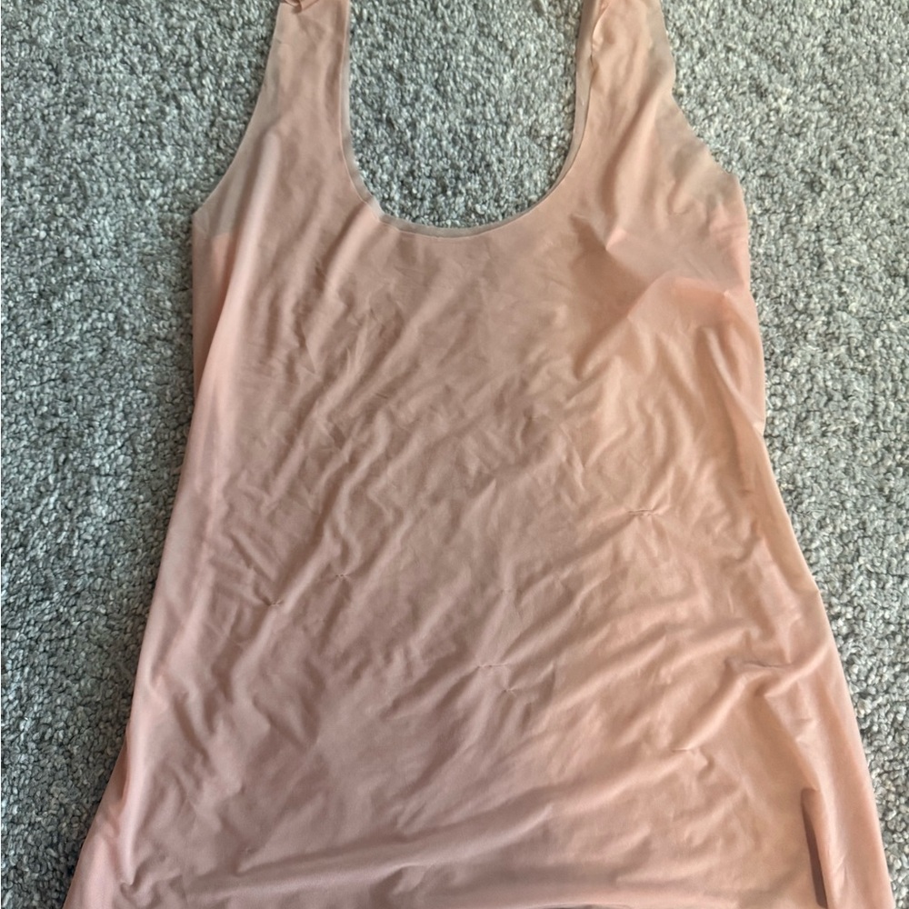 SKIMS Milky Sheer Tank Top-XS